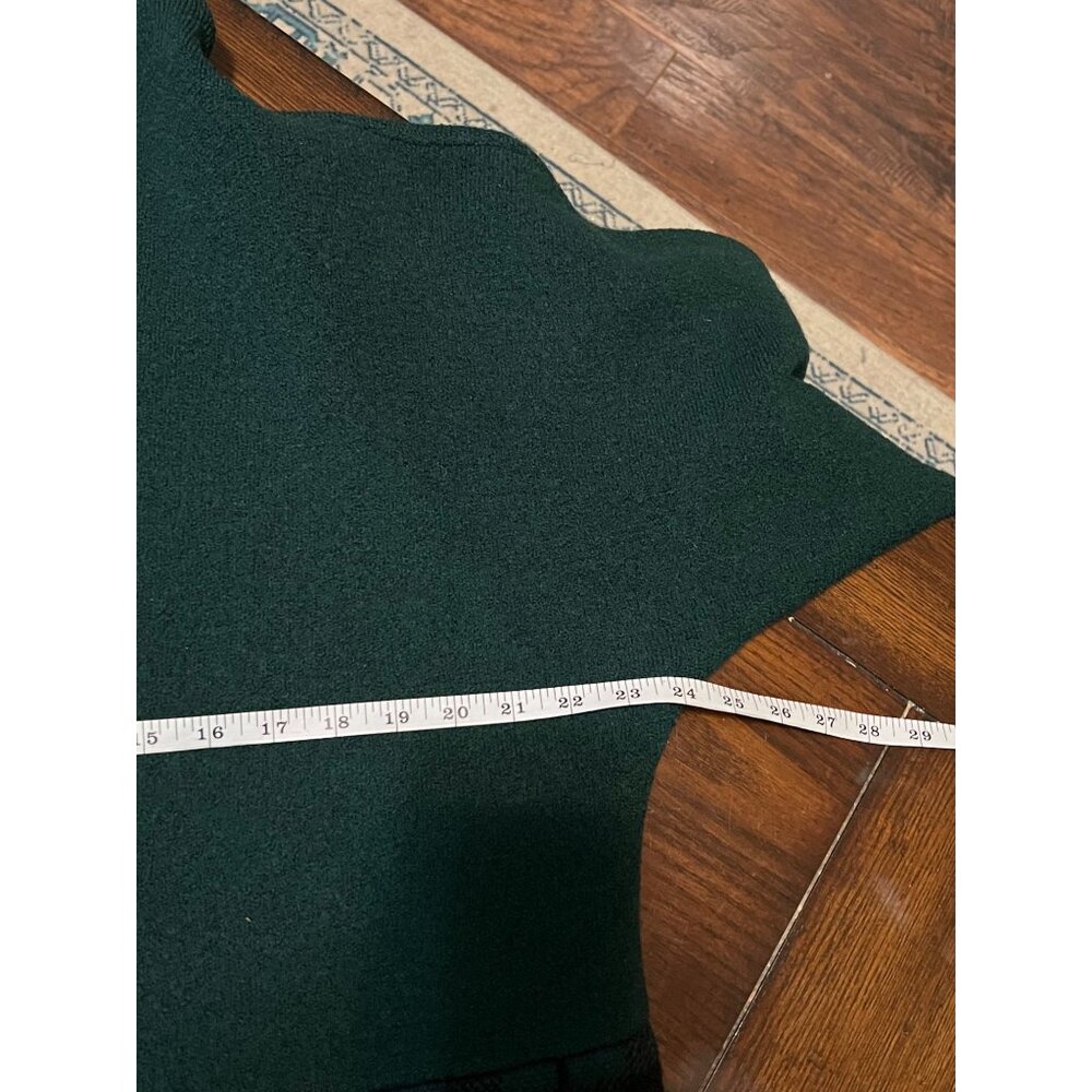 Vintage Wool Tartan Blackwatch Plaid Blanket Coat Jacket Blazer Duster Medium - Picture 7 of 8